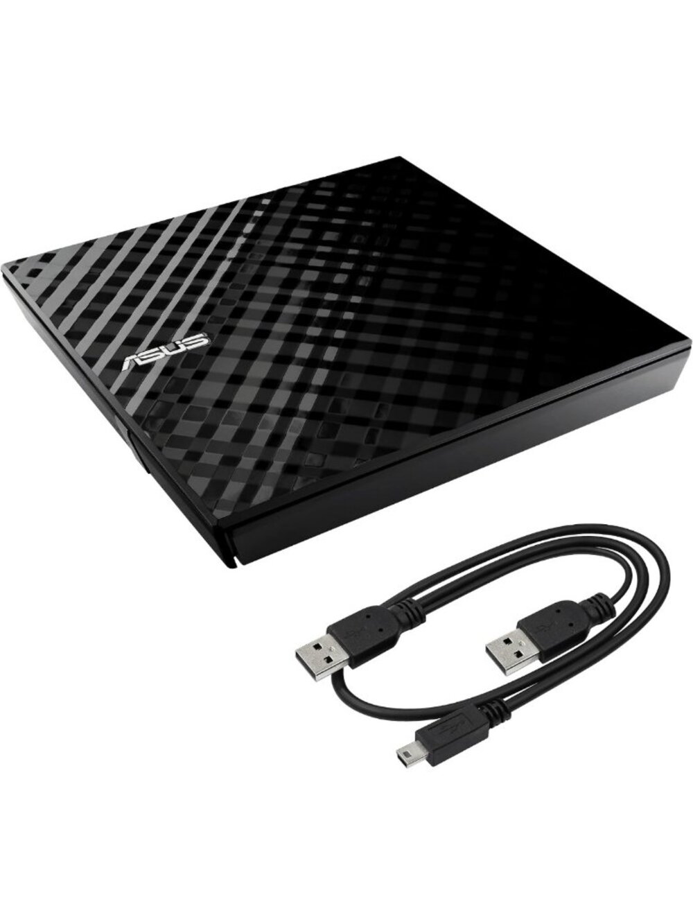 Slim External DVD Writer 8X USB - Portable DVDRW Drive for Laptops & PCs